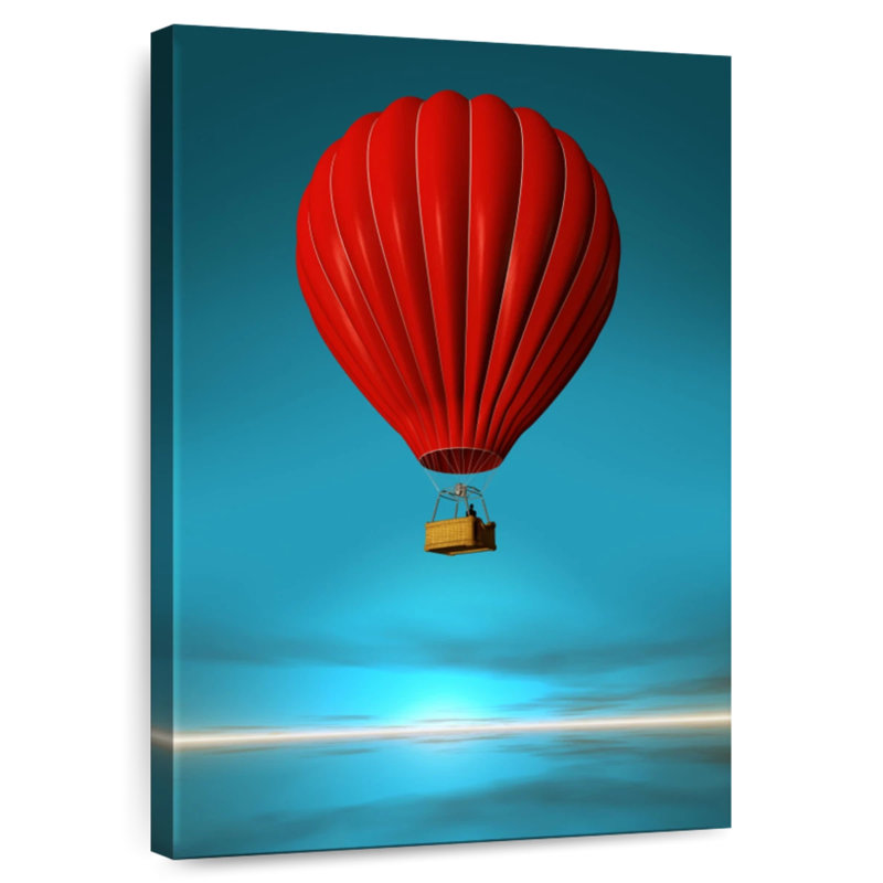 Mehar Red Hot Air Balloon, 48" H x 32" W