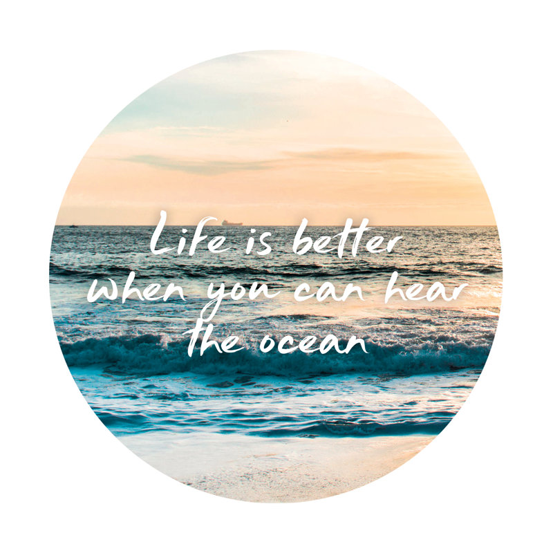 Life Is Better - Wrapped Canvas Print, 30cm H x 30cm W x 3.8cm D