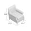 Fauteuil de 28,3 po de largeur
