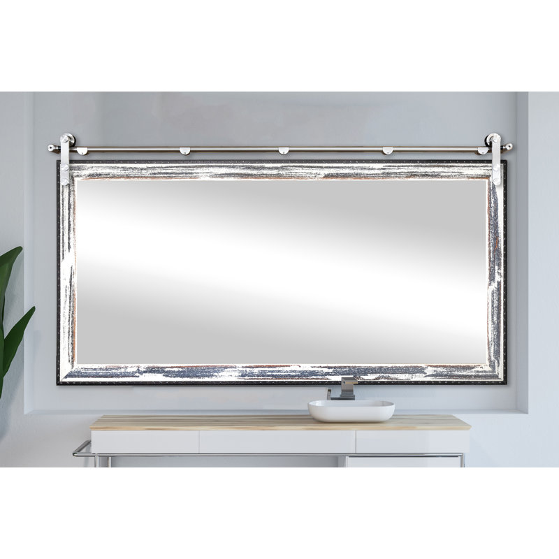 Neace Wood Flat Mirror, 30.5" x 49.5"