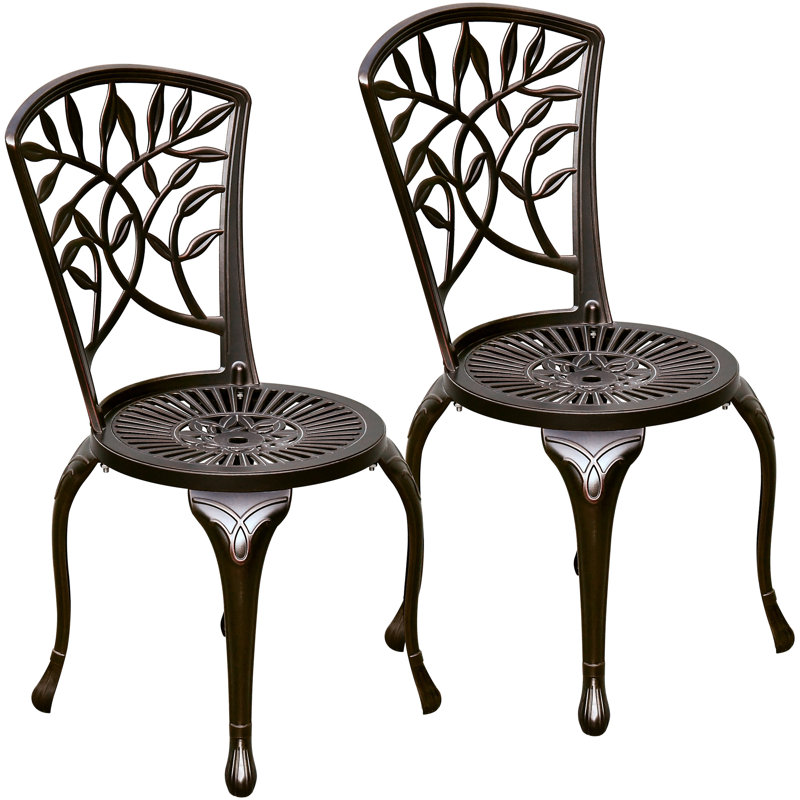 Chaise de terrasse Ashaureah, Bronze