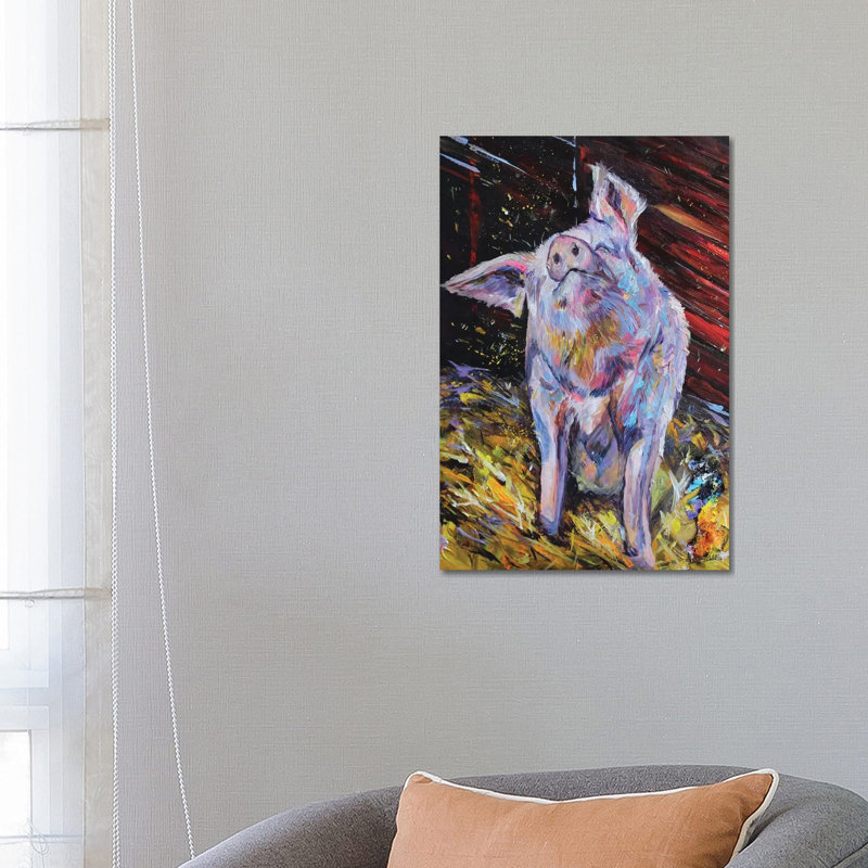 Hay Day by Lindsey Dahl - Wrapped Canvas Print