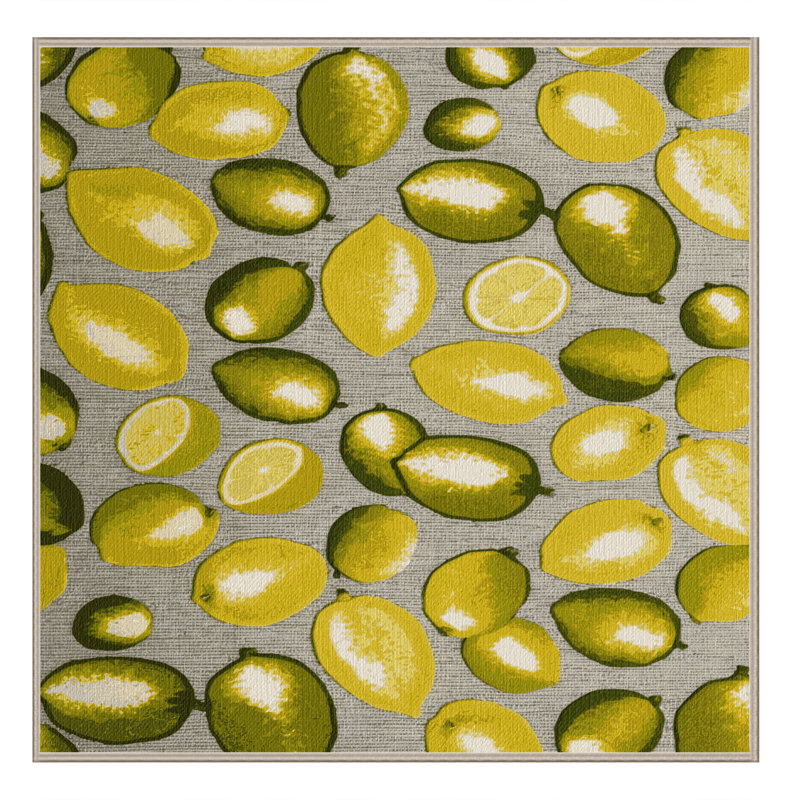  Tapis lavable Limequat, Carré 6 pi