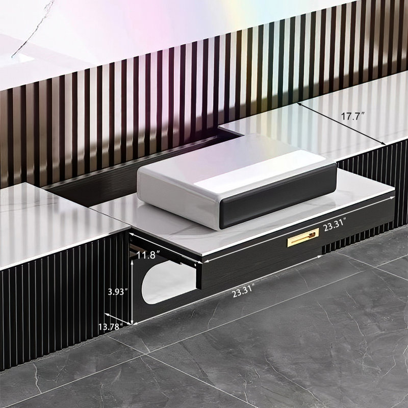 Chavonna TV Stand for TVs up to 88", 125" W