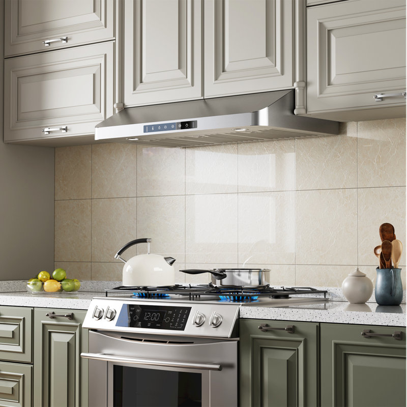 VIKIO 30" Under Cabinet Range Hood with Dual Motors, 3-Speed, 900 CFM, Ultra-Quiet, Dishwasher-Safe Filters, ETL Listed