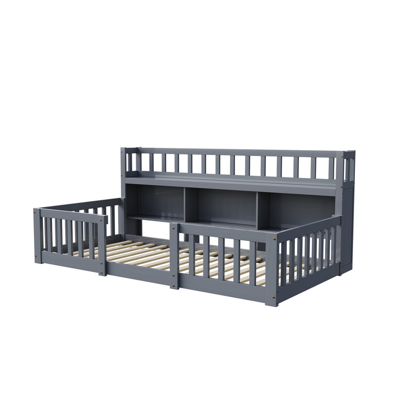 Bed, 140*200cm, Grey