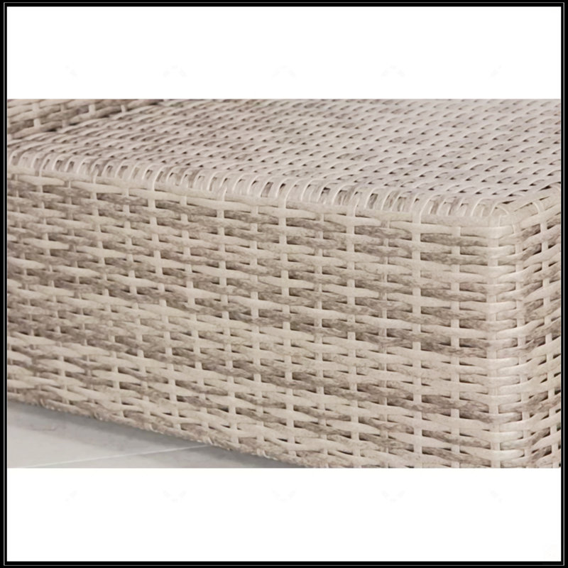 Outdoor Relaxation 3-Person Seating Set With Plush Cushions And Durable Wicker