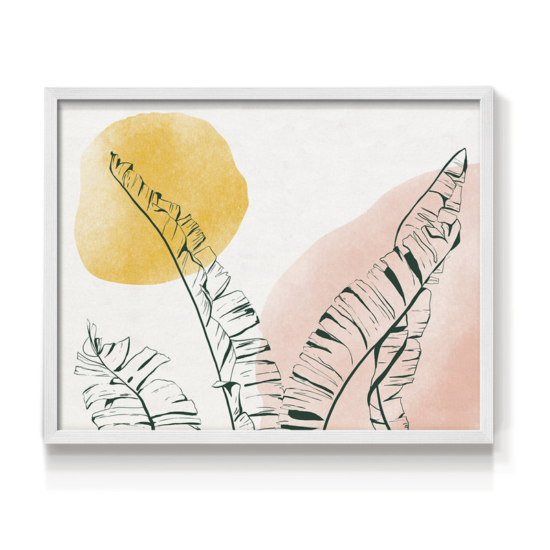 «Summer Warmth II», reproduction encadrée, H 8 po x l 10 po, Blanc