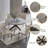 Cappelletti Round Steel Pedestal Dining Table Set-810087412-868054043