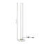 Lampe sur pied DEL 59,5 po Kohlman