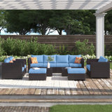 Huckaby 8 - Person Patio Conversation Sets with Cushions
