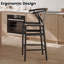 Tabouret de bar Wishbone, tabourets de bar à hauteur de comptoir tissé, chaises de bar en rotin entièrement assemblées pour îlot de cuisine, 1 pièce-1649329585