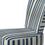 Chaise d'appoint rembourrée Classic Classic Beige and Blue Elegance