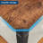 Large Dining Table, Wooden Kitchen Table with Heavy Duty Metal Frame-1546310084-1552620833-1552623622