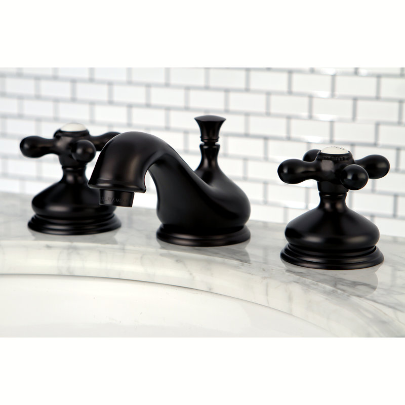 Robinet de salle de bain espacé Kingston, Bronze huilé