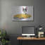 Art mural en métal Trinx «Boston Terrier in Yellow Car» par Danny Gordon-1579921203