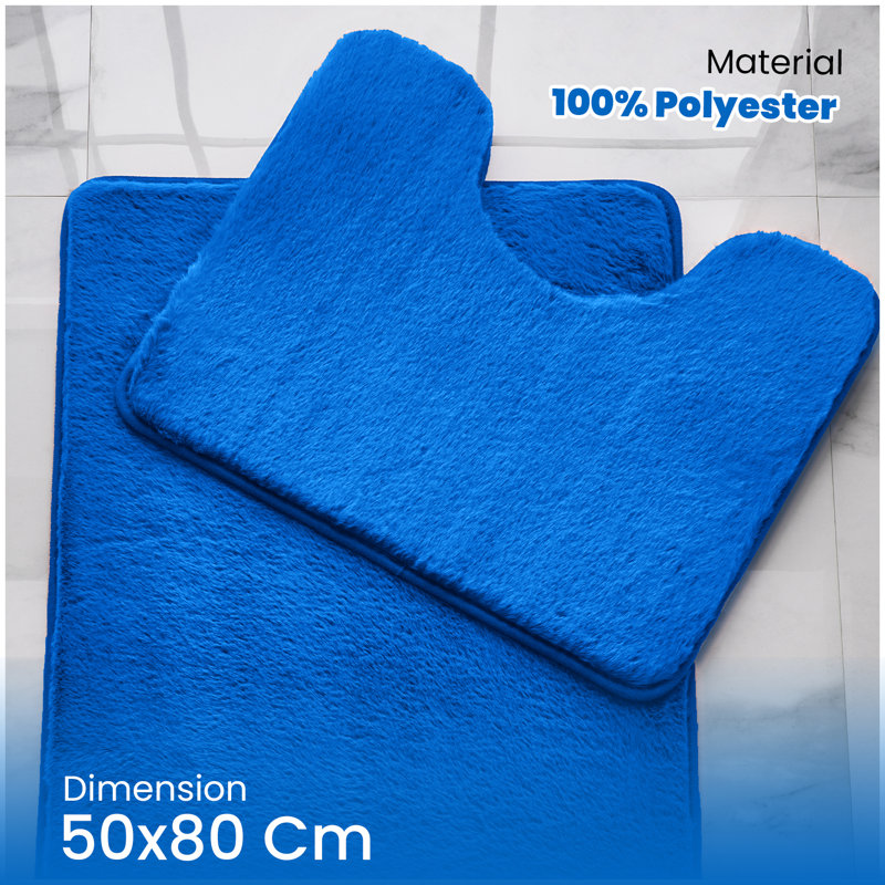 Non-Slip Bath Mat, Blue