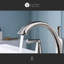 Robinet de baignoire romaine à deux poignées à fixation sur le comptoir 8 gallons avec valve brute - Collection Z-36865948
