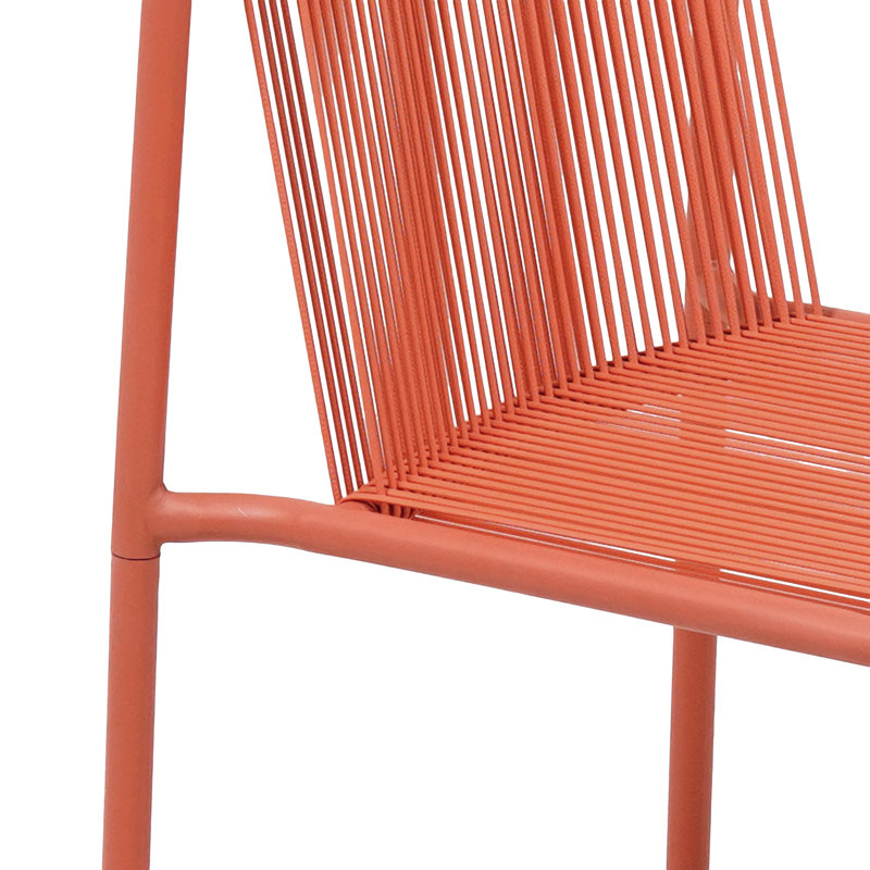 Chaises de salle à manger Zechariah, Orange