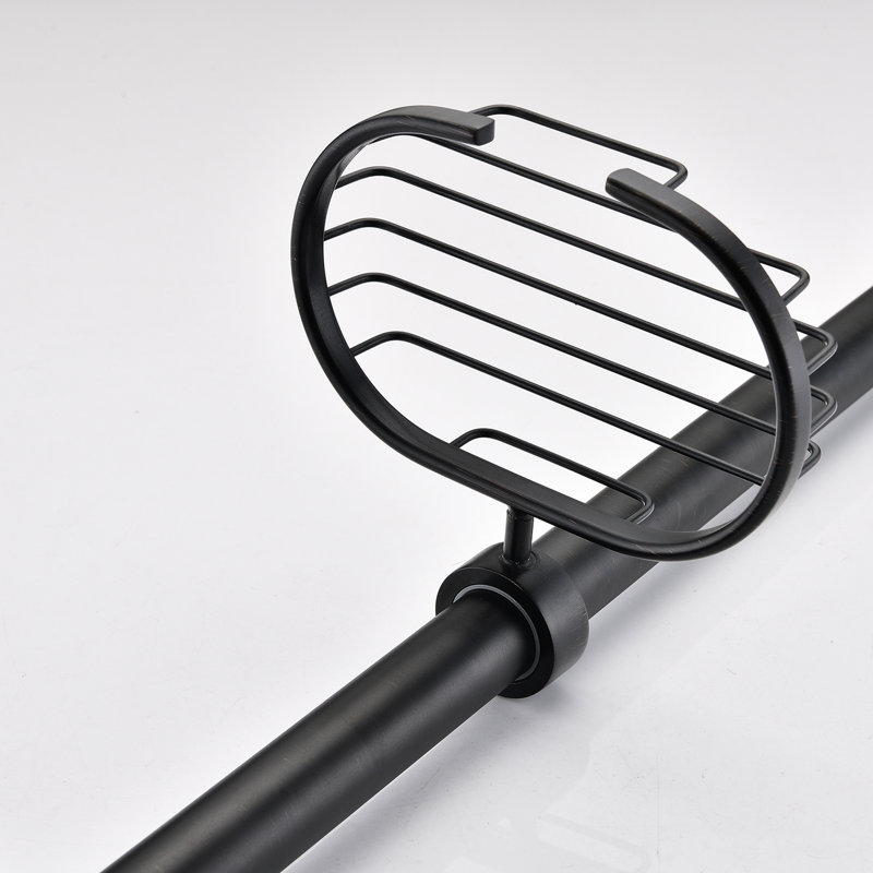8" Rain Shower Head And Handheld With Practical Features In Oil-Rubbed Bronze Decoration Wall Mounted Stainless Steel Adjustable