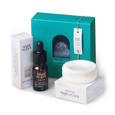 Night:o Clock's Essential Aroma Oil & Dispenser the power of natural fragrances for Aroma therapy.