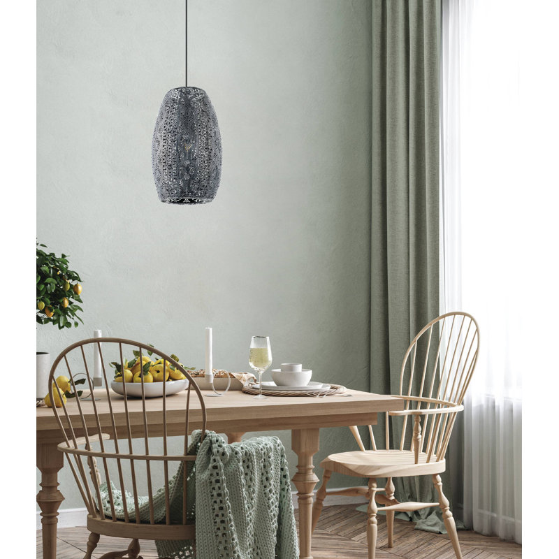 Luminaire suspendu cylindrique 1 lumière Flanders