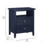 Table de chevet 2 tiroirs Midnight Blue-1753751478