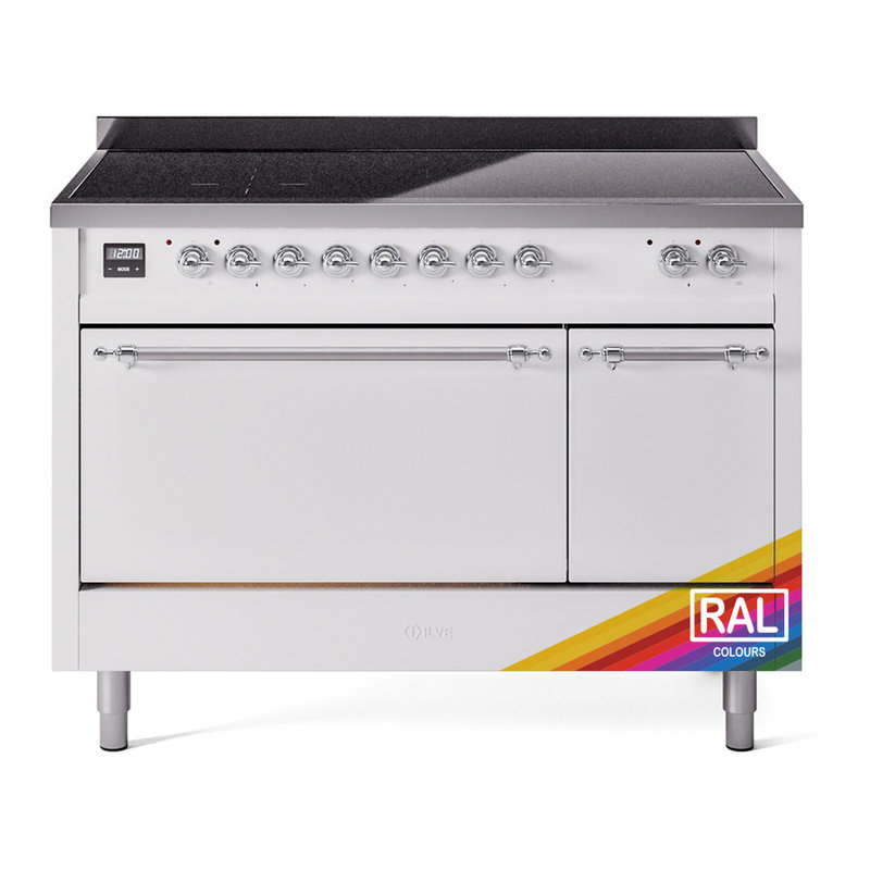 ILVE Nostalgie II 48 in Induction Range, RAL/Chrome