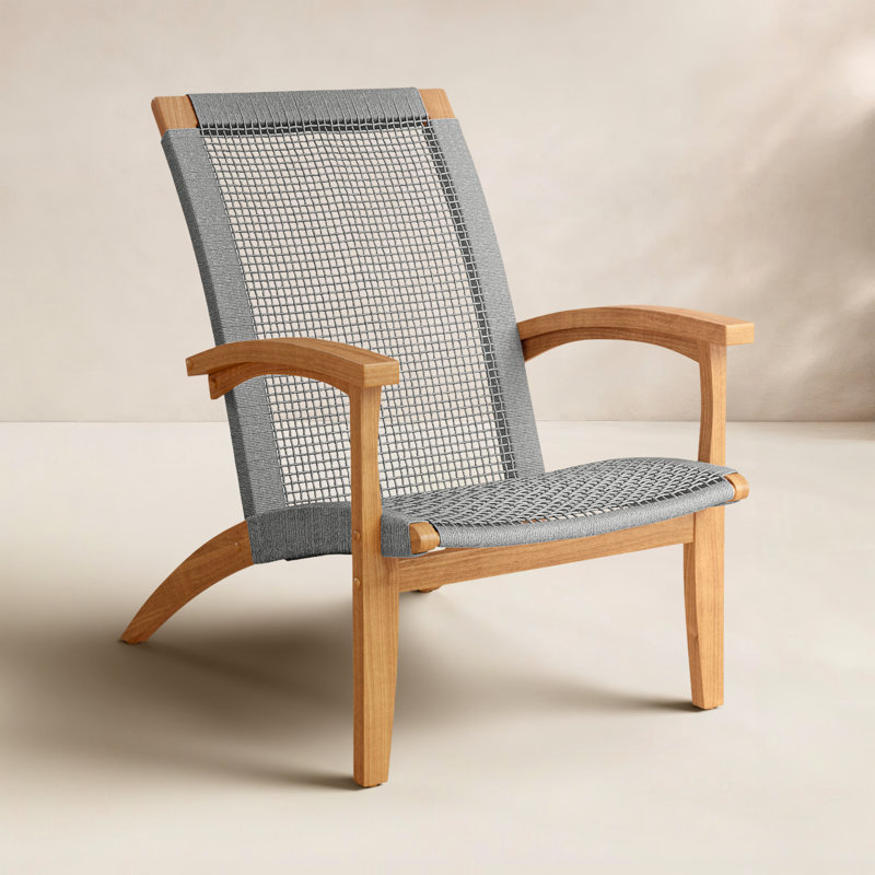 Chaise longue en teck Cantera
