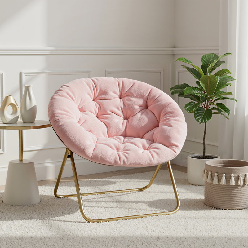 Chaise parsons de 35,89 po de largeur, Rose