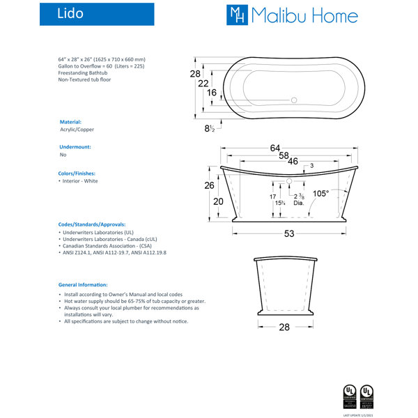 Dimensions du produit