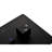 Stylish Matte Black Ceiling Shower System With Self-Cleaning Nozzle 16" Mounted Rain Fine Water Spray -