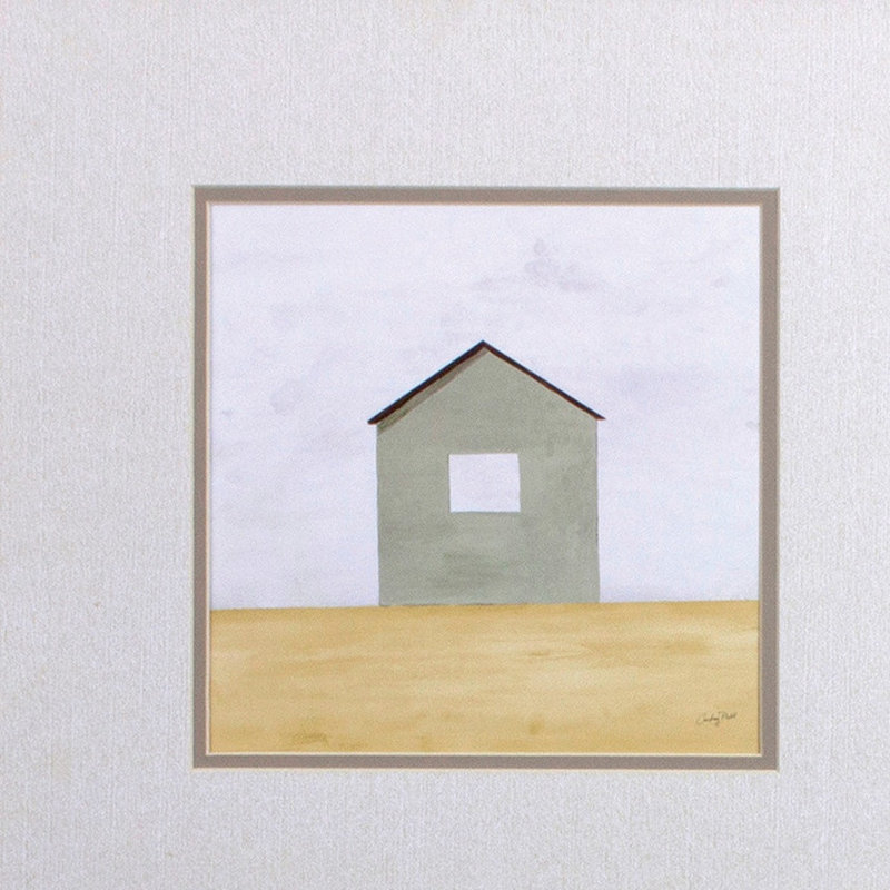 Set Of Two Rural Simplicity Wood Brown Framed Wall Art