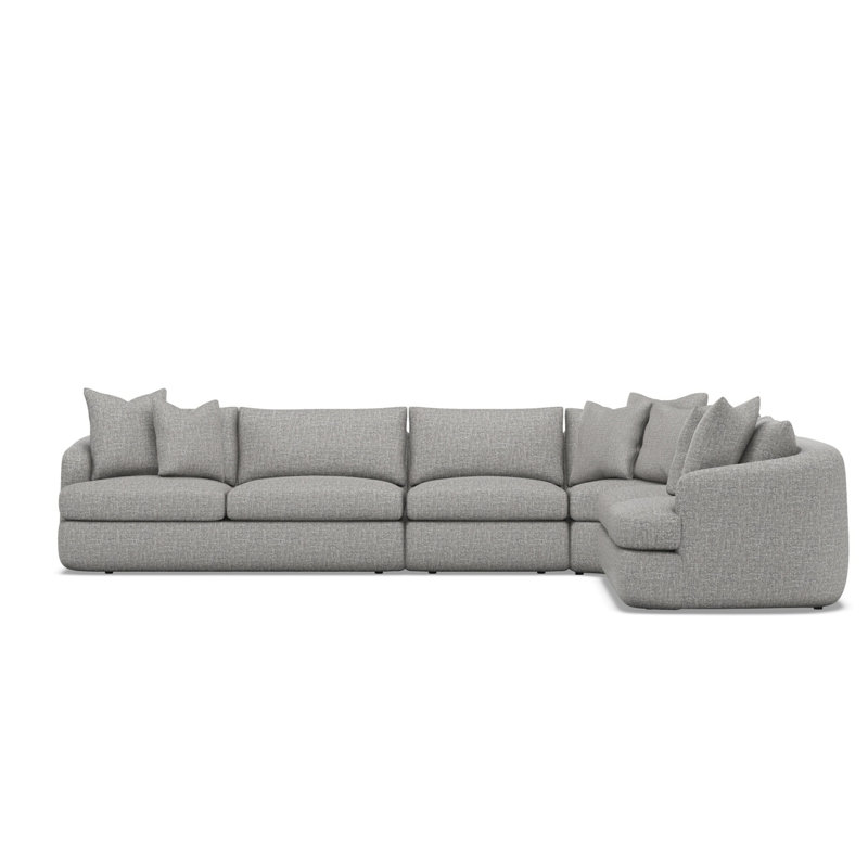 Jules Fabric 4 Pc Sectional, 1697-011