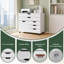 77 cm W 5 -Drawer - Drawer Wheels / Casters included Mobile Filing Cabinet