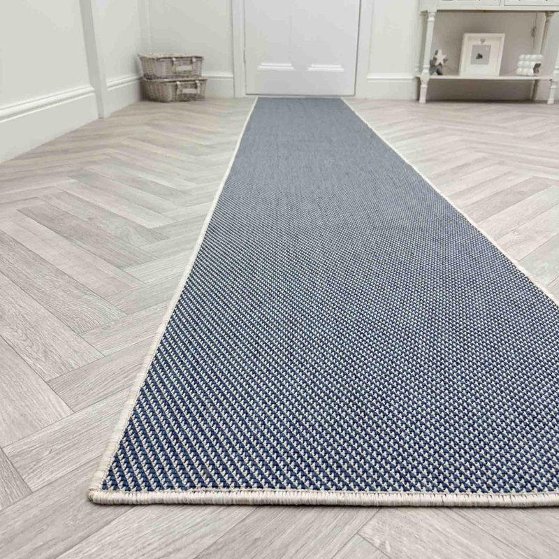 Runner Solid Colour Flatweave Area Rug, Runner 60 x 420 cm