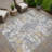 Machine Washable Indoor/Outdoor Skiljo ACN2334 Floral Rug-264618544