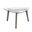 Table basse en bois gris, 31,01 po L, 31,74 po, 18,43 H, 32,57 lb, 37 36 4,25 37,94 lb de large, profond, élevé, poids, largeur du colis, profondeur, hauteur,