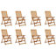 Chaise de patio avec coussins en bois d'acacia massif-1130974753-1297001841-1297001842