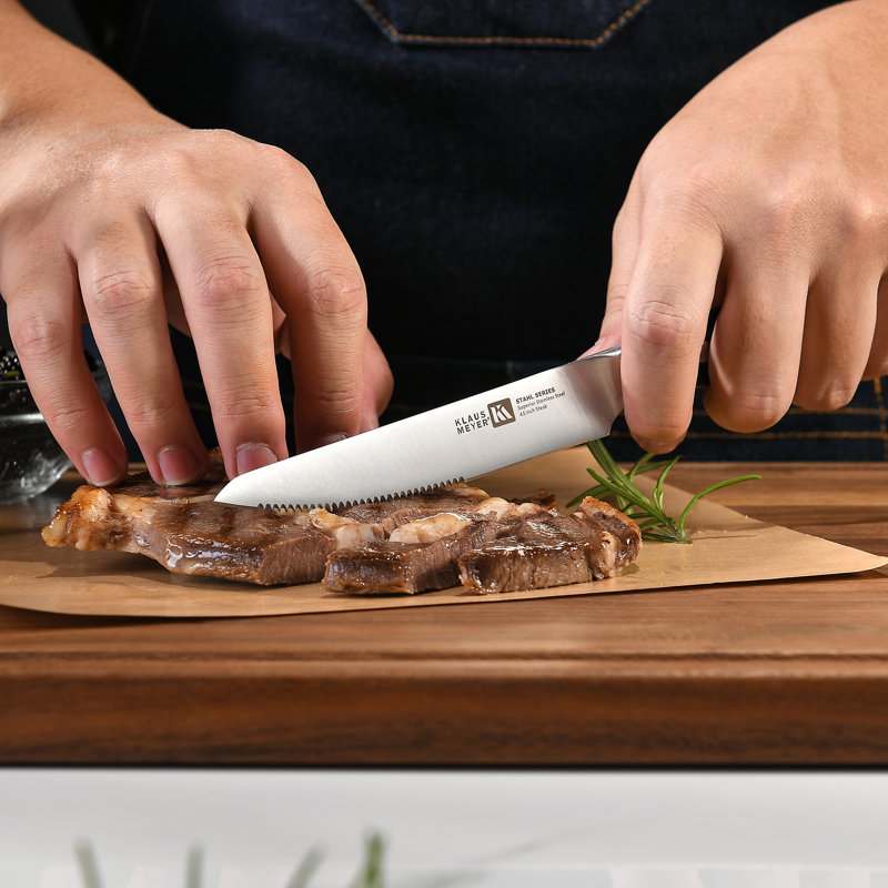 Klaus Meyer Klaus Meyer Stahl 6 Piece 4.5'' Steak Knife Set (Set of 6)