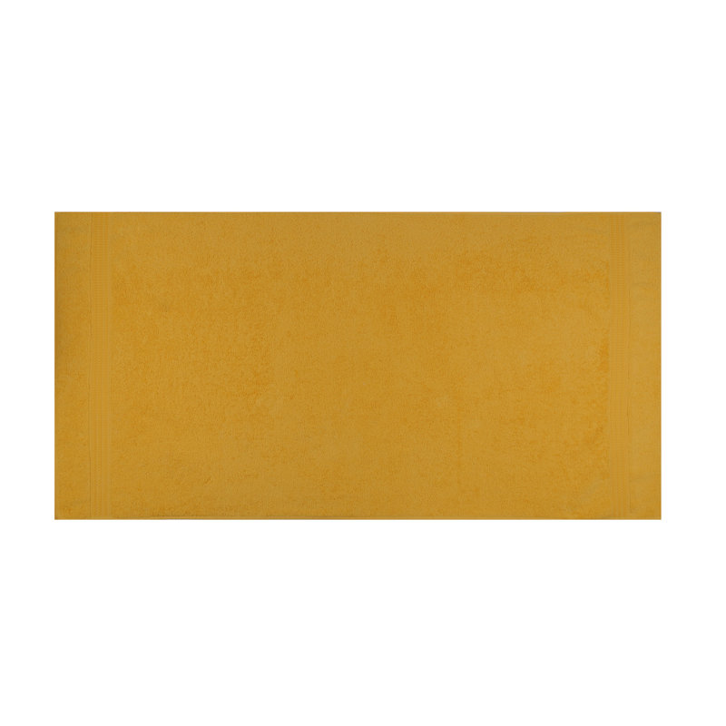 Luxury Bath Towel, Dark Yellow, 27.6 x 55.1 inches | 100% Cotton, 500 GSM | Machine Washable at 104°F | Soft, Absorbent & Quick-Drying | Perfect for Home, Spa & Gym Use, Premium Quality for Everyday Comfort