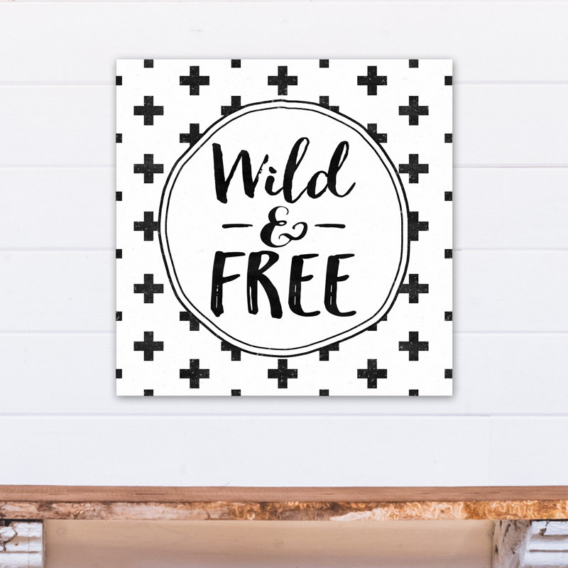 Art sur toile sauvage et libre Mandell, Toile tendue, H 24 po x l 24 po x P 1,25 po