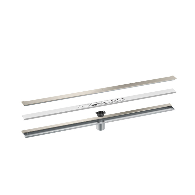 AXOR Drains Wall Installation 39 3/8", Brushed Stainless Steel