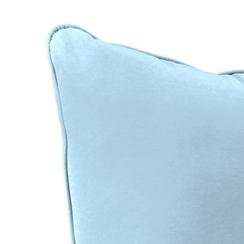 24" x 26.5" Outdoor Deep Seat Chair Cushion Set with Welt, Canvas Air Blue