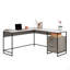Bureau en L, finition brune-1242128477