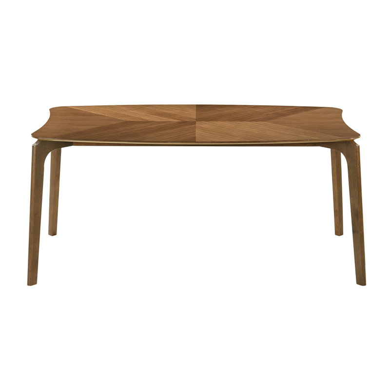 Table de salle à manger Jaysea, Noyer brun