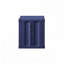 Table de chevet bleue