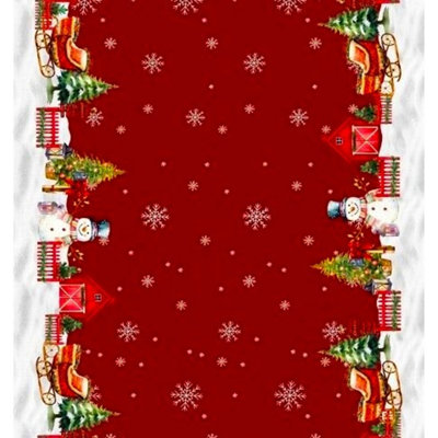 (60 x 104 po) Nappe en polyester imperméable X'MAS