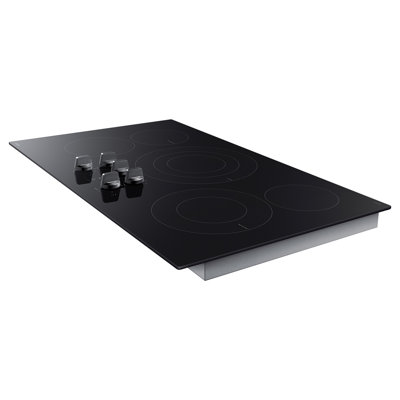 Sasmung 36" Electric ENERGY STAR Certified Cooktop with Illuminated Knobs and Wi-Fi