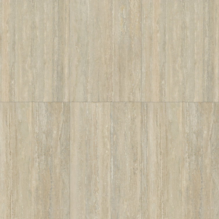 Travertino 24" x 48" Italian Travertine Look Porcelain Tile